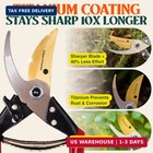 Forgedpro 8 75  Heavy Duty Professional Titanium Bypass Pruning Sh