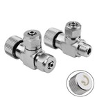 Aquarium Co2 Bubble Counter Single Double Head Aluminum Alloy Measurement Tools
