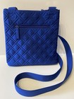 Vera Bradley Retired Hipster Crossbody Purse Messenger Bag Cobalt Blue New  78