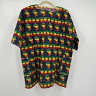 Handmade African Embroidered Top Womens Size 3x Dashiki Rasta Festival Boho