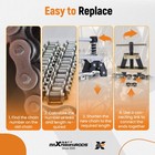 60-100 Roller Chain Connecting Puller Holder detacher Breaker Cutter Kit