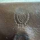 Vintage Very Old Marked Genuine Leather Eyeglass Case Wwii