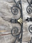 Vintage Wrought Iron Ornate Railings Toppers Architectural Hardware Restoration