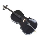 Us Professional 4 4 Black Acoustic Cello Maple Top For Adults W  Case bow rosin