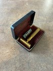 Vintage Gillette Gold Tech Safety Razor In Original Case Has 2 Blades