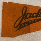 Small Early Jackson Autos Automobile Co  Advertising Felt Pennant Sign