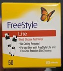 Freestyle Lite Glucose Blood Test Strips For Freestyle Lite - Exp 2027-10-31