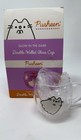 Pusheen Ghost Cat Glow In The  Dark Double Wall Glass Cup Halloween Fall 2021