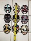 9 Small Rubber Chinese Peking Opera Masks