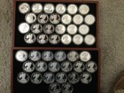1986-2024 46-american Eagle Silver Proof Coin Set Excellent Coins