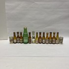 Lot Of 15 Vintage Mini Beer Bottle Advertising Salt   Pepper Shakers