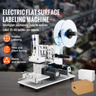 Electric Flat Labeling Machine Label Applicator 25-60 Items Per Minute