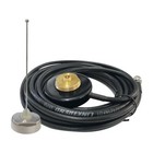 5x Nmo Mount Magnetic Base Mini Uhf With 380-520mhz Antenna Car Mobile Radio