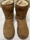 Ugg Women s Boots Size 8 Classic Short Ii Chestnut Brown Suede Sheepskin Lined