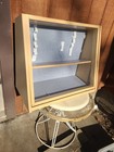 Vintage General Store Display Cabinet Glass  Mercantile Counter Top Show Case