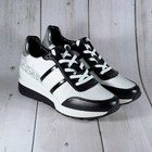 Michael Kors Mabel Trainer Optic Women s Shoes Color White black Size 9 5 M