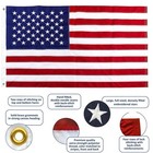 American Flag 3x5 Luxury Embroidered Star Double Sided Heavy Duty Nylon Outdoor