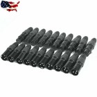 10pair Xlr Dmx 3 Pin Male female Mic Snake Plug Audio Microphone Cable Connector