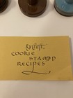         rycraft Pottery Cookie Stamps X 9 Holiday Christmas Winter Fall 2     W Book
