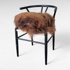 Genuine Icelandic Sheepskin Rug Xl Long Wool Moorit 54  X 32 