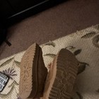 Brown Suede Mid-calf Snow Boots With Faux Fur Lining  Fur Trim  Pull On  Women