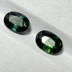     pair 2pcs 1 14ct T w Oval Natural Blue Green Sapphire - Heated  Australia Gems