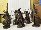 Set Of 12 Inch Greek God Statues  Zeus  Apollo  Mars  Athena  Aphrodite  Artemis