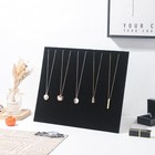 20 Slot Velvet Necklace Display Board Jewelry Organizer Stand For Shop Selling