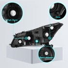 Headlight Assembly For 2008-2012 Accord Sedan 4-door Lx Ex Right Passenger Side