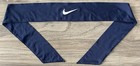 Set Of 2 Nike Headband head Tie Swoosh Tennis badminton Navy white Adjustable Os