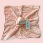 Carters Plush Pink Baby Fawn Deer Security Blanket Lovey Toy  68326 New