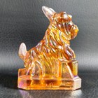 Boyd s Crystal Art Glass Private Issue Jb Scottie Figurine  carnival  Honeycomb