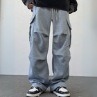 Men s Baggy Cargo Sweatpants Loose Fit Drawstring Joggers Streetwear Pants Usa