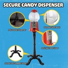 15  Red Vintage Gumball Machine With Stand - Metal glass Candy Vending