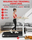 Walking Pad With Handle Bar 5  Manual Incline Walking Treadmill For Home Offi   