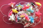 Stars Old Ussr Christmas Electric Agitation Garland 1970 Vintage Soviet Ornament