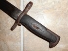 Vintage Wwi Us Army M1905 Bayonet For M1903 Springfield Sa 1906     
