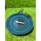 Teal Green Feather Flower Fascinator Pillbox Hat Polka Dot Veil Hair Clip