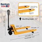 Pallet Jack Truck  5500lbs Capacity 27  W X 48  L Forks Manual Standard Duty Pal