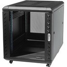 Startech 15u 19 Server Rack Cabinet - 4 Post Adjustable Depth  6-32   Locking