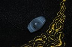 Ancient Central Asian Banded Agate Stone Bead With Eye In Perfect Condition