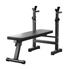 Weight Bench Folding Bench Press Adjustable W rack Lifting Strength Training Gym