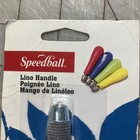 Speedball 41238 Lino Handle New Red Storage Linoleum Cutter Art Block Printing