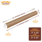 3x30   Kraft Mailing Shipping Packing Tubes 24 cs From The Boxery 