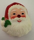 Vtg 1960s Christmas Santa Claus Pin Brooch - No Cord 