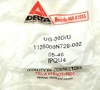 Delta Electronics Ug-30d u  Type N To N Female Bulkhead Connector 50 Ohm  Usa