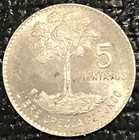 High Grade Au 1966 Guatemala 5 Centavos Coin-agt758