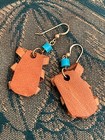 Earrings-sonora Indian Leather Sandals-12k Gold Filled Hooks-gallery Designer