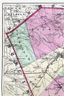 Historic County Map - Ocean County New Jersey - Beers 1872 - 23 X 34 38