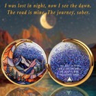 8 Year Sobriety Coin Alcoholics Anonymous Aa Chips Medallion Eight Years Sober